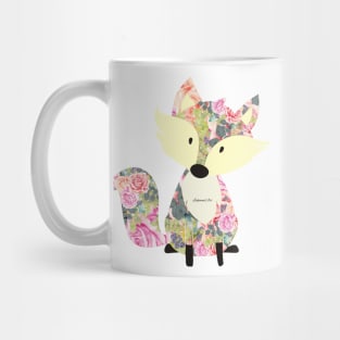 Boho rose fox Mug